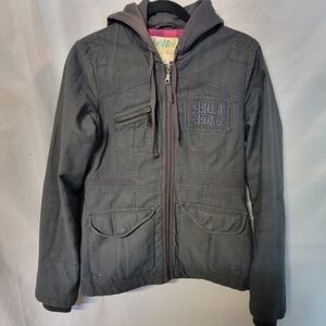 Billabong Blue/Gray Hooded Jacket
